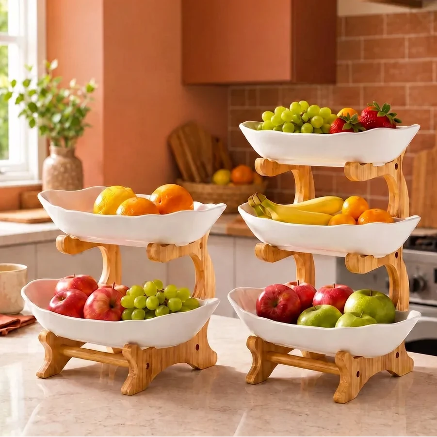 Sevair Deco Tiered Fruit Basket for Countertops 15