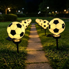 Solar Soccer Ball Path Lights 2-Pack