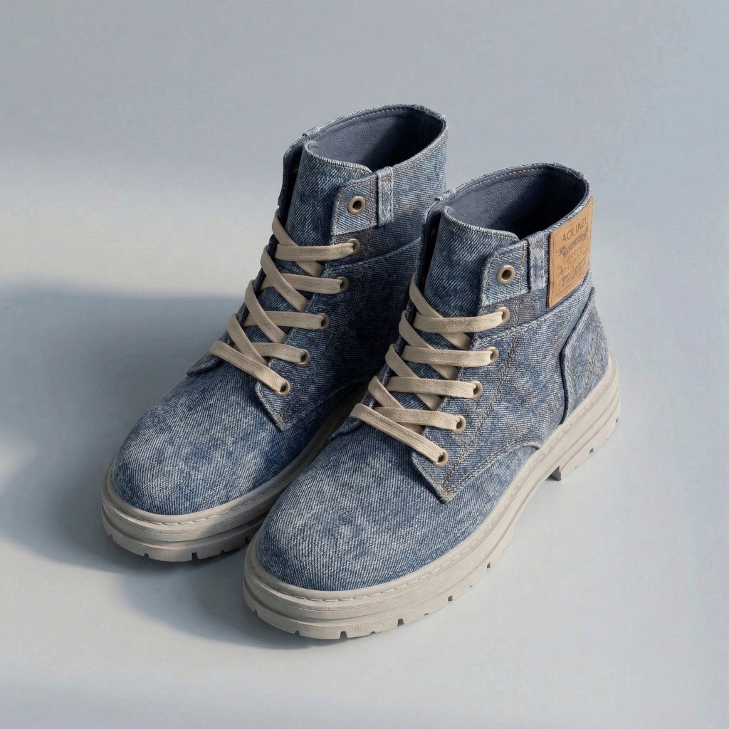 Downtown Drift Denim Boots