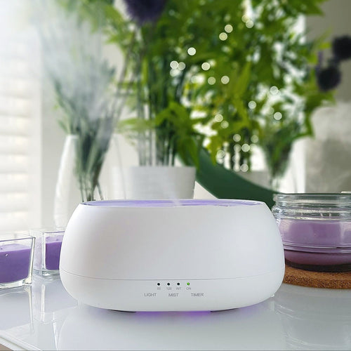 500ml Ultrasonic Essential Oil Diffuser with LED Light & Remote Control