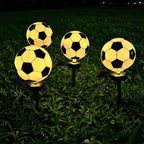 Solar Soccer Ball Path Lights 2-Pack