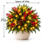 Sevair Deco Christmas Evergreen Arrangement