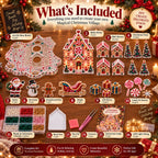 Sevair Deco Magical Christmas Village 3D Gem Art DIY Kit