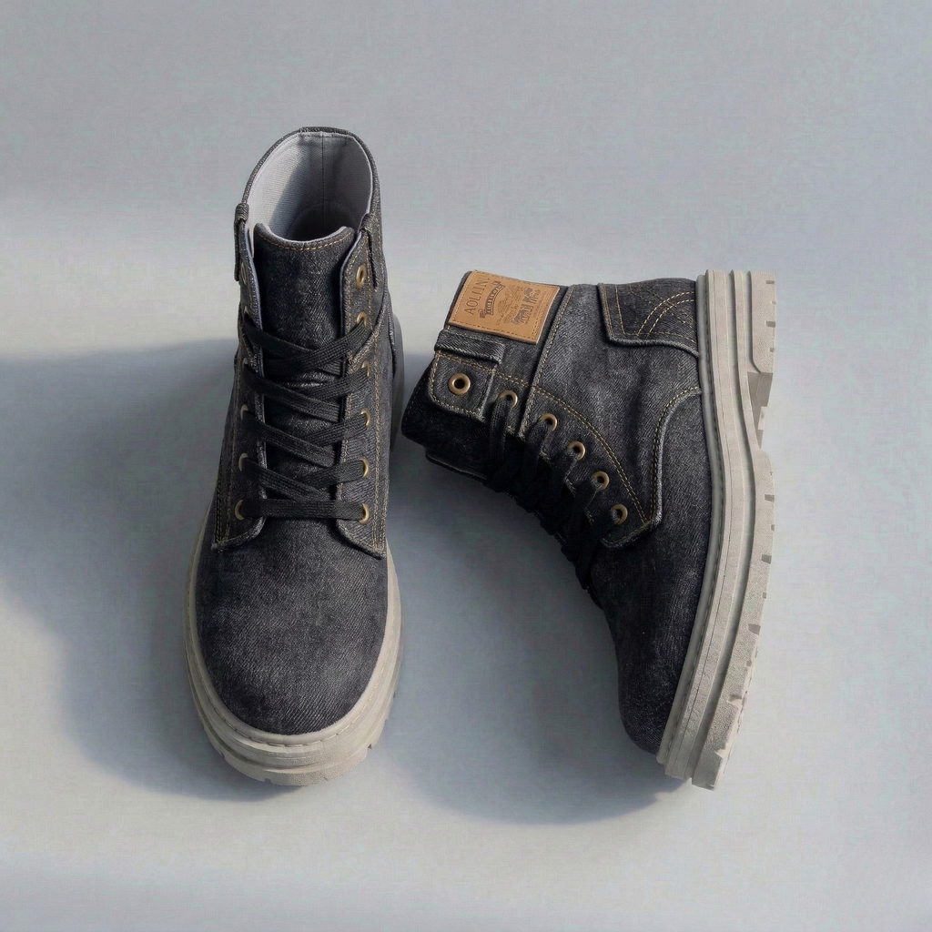 Downtown Drift Denim Boots