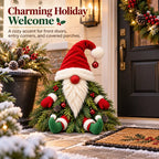 Sevair Deco Sitting Christmas Evergreen Gnome