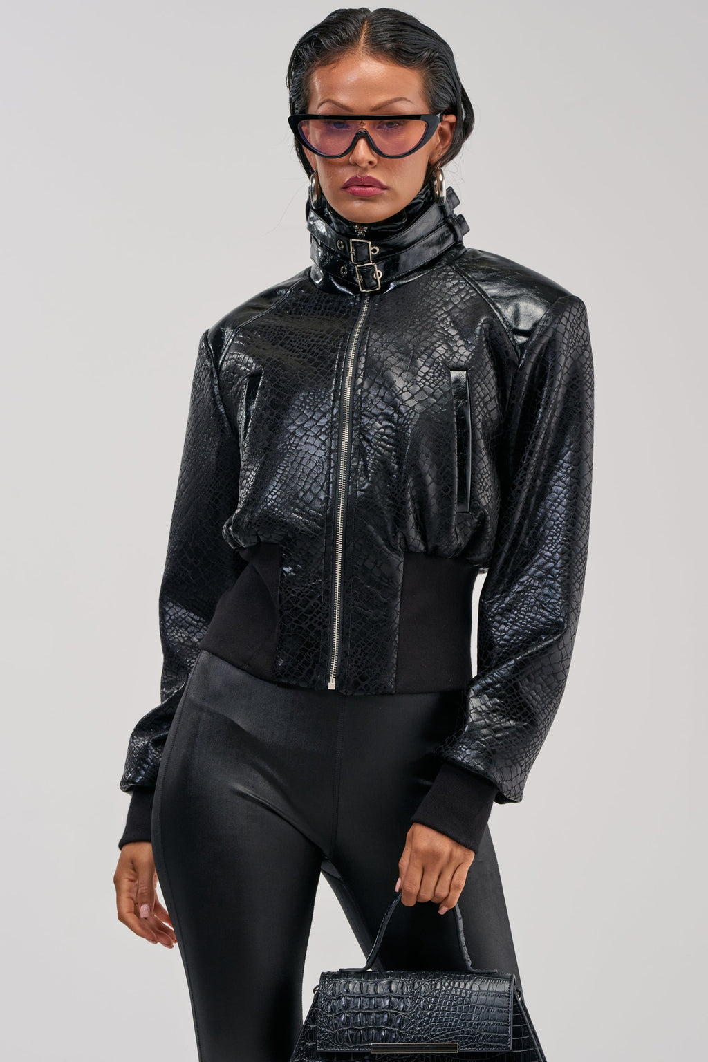 NAOMI FUNNEL NECK BOMBER