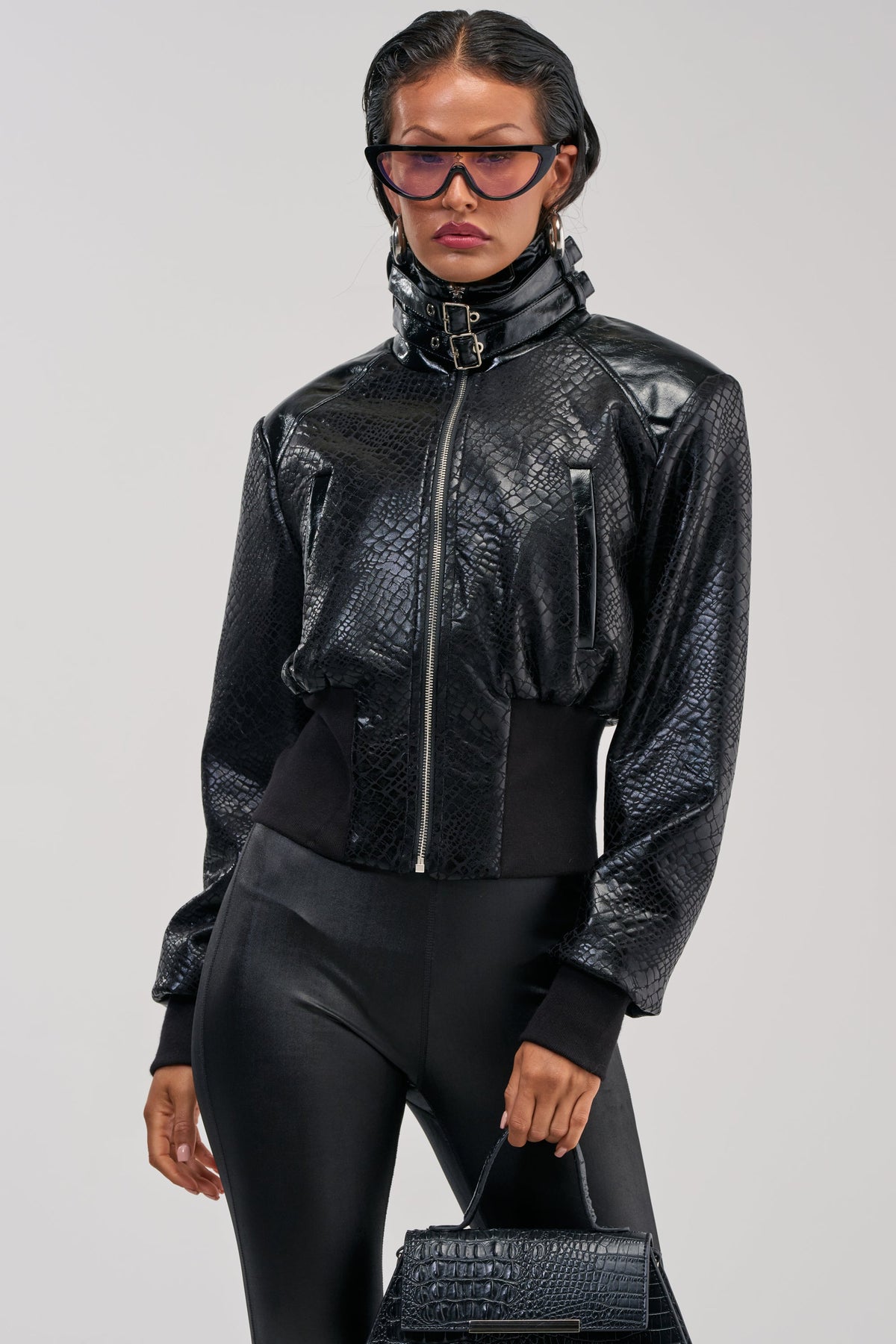 NAOMI FUNNEL NECK BOMBER