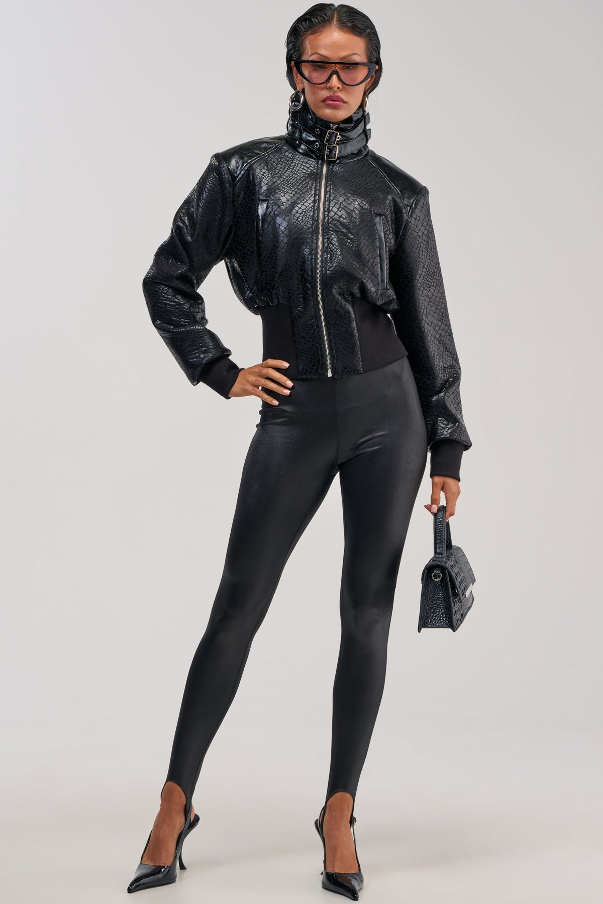 NAOMI FUNNEL NECK BOMBER