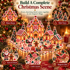 Sevair Deco Magical Christmas Village 3D Gem Art DIY Kit