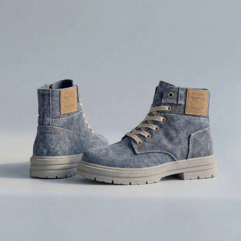 Urban Grit Denim Boots