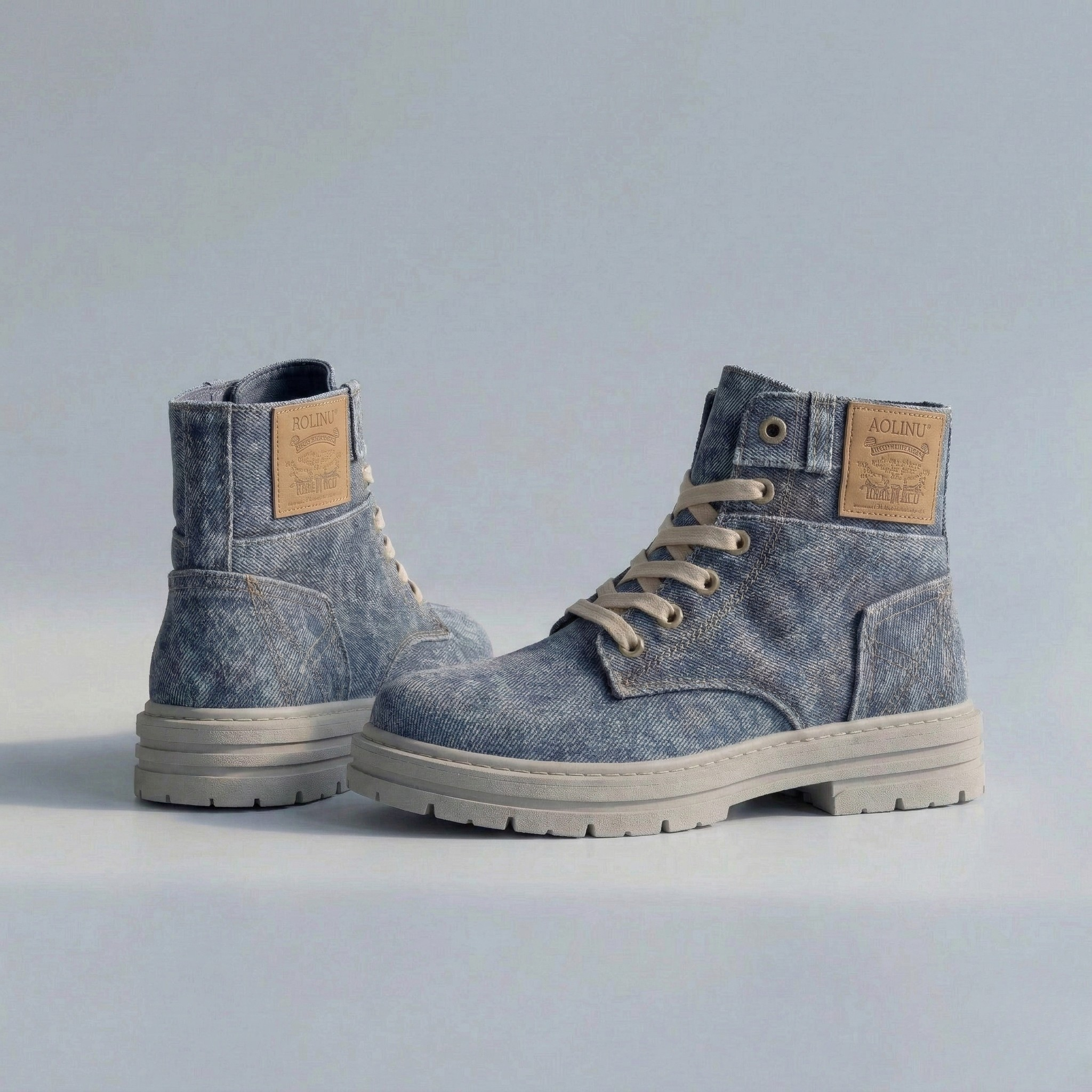 Urban Grit Denim Boots
