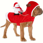 Sevair Deco Santa Carrying Dog Costume