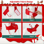 Sevair Deco Santa Carrying Dog Costume