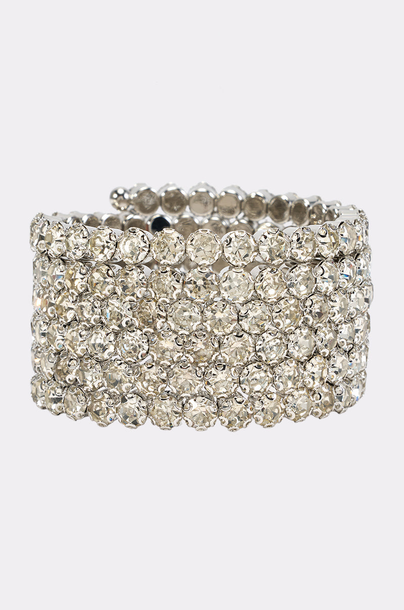 CRYSTAL WRAP AROUND CUFF