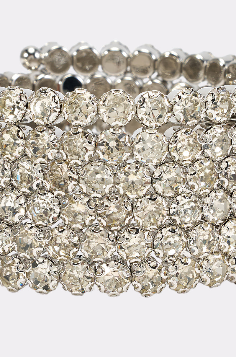 CRYSTAL WRAP AROUND CUFF