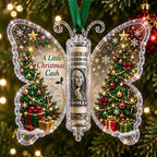 Sevair Deco Christmas Cash Gift Butterfly Ornament – Holiday Money Holder Keepsake