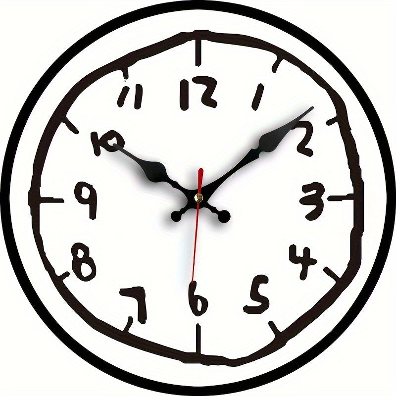 Sevair Deco Hand-Drawn Wall Clock