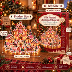 Sevair Deco Magical Christmas Village 3D Gem Art DIY Kit