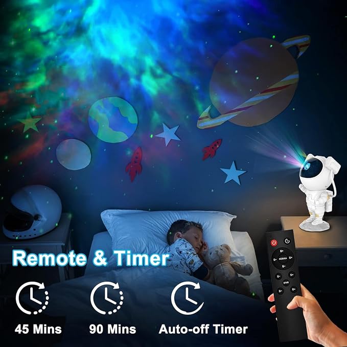 Sevair Deco - Astronaut Aurora Galaxy Projector light