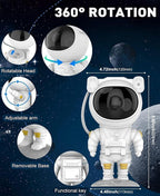 Sevair Deco - Astronaut Aurora Galaxy Projector light