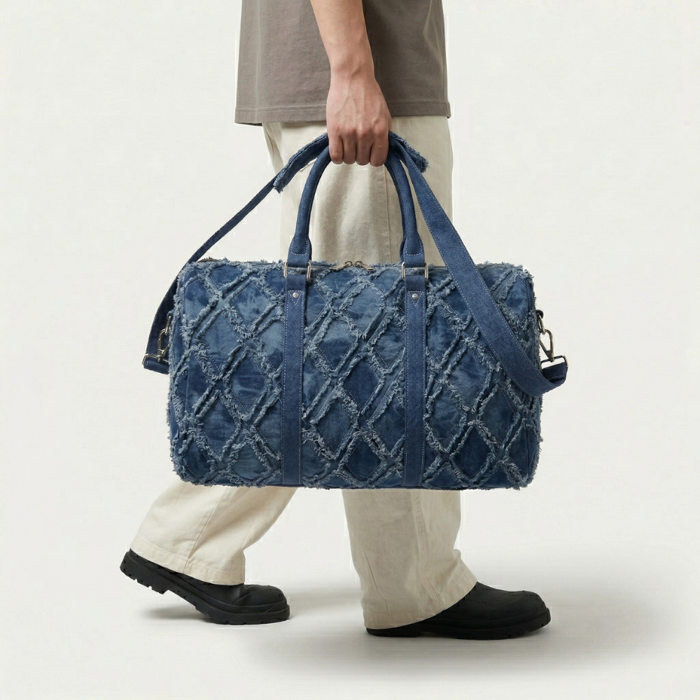 The Nomad Denim Duffel