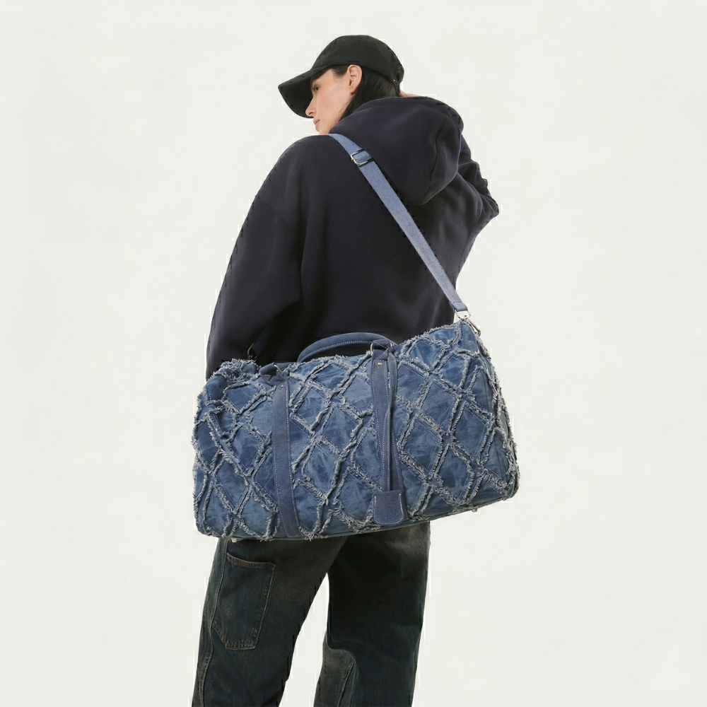 The Nomad Denim Duffel