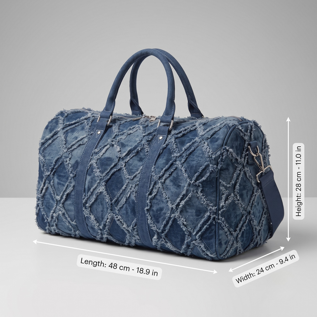 The Nomad Denim Duffel