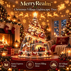 Sevair Deco Christmas Village Projection Centerpiece