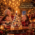 Sevair Deco Christmas Village Projection Centerpiece