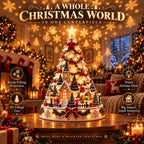 Sevair Deco Christmas Village Projection Centerpiece
