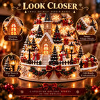 Sevair Deco Christmas Village Projection Centerpiece