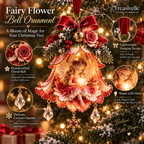 Sevair Deco Enchanted Fairy Bell Christmas Ornament