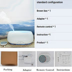 500ml Ultrasonic Essential Oil Diffuser with LED Light & Remote Control