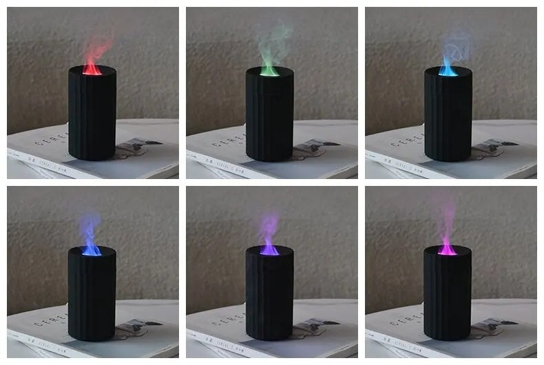 Sevair Deco - Flame Effect Essential Oil Diffuser – 100ml LED Mist Aroma Diffuser