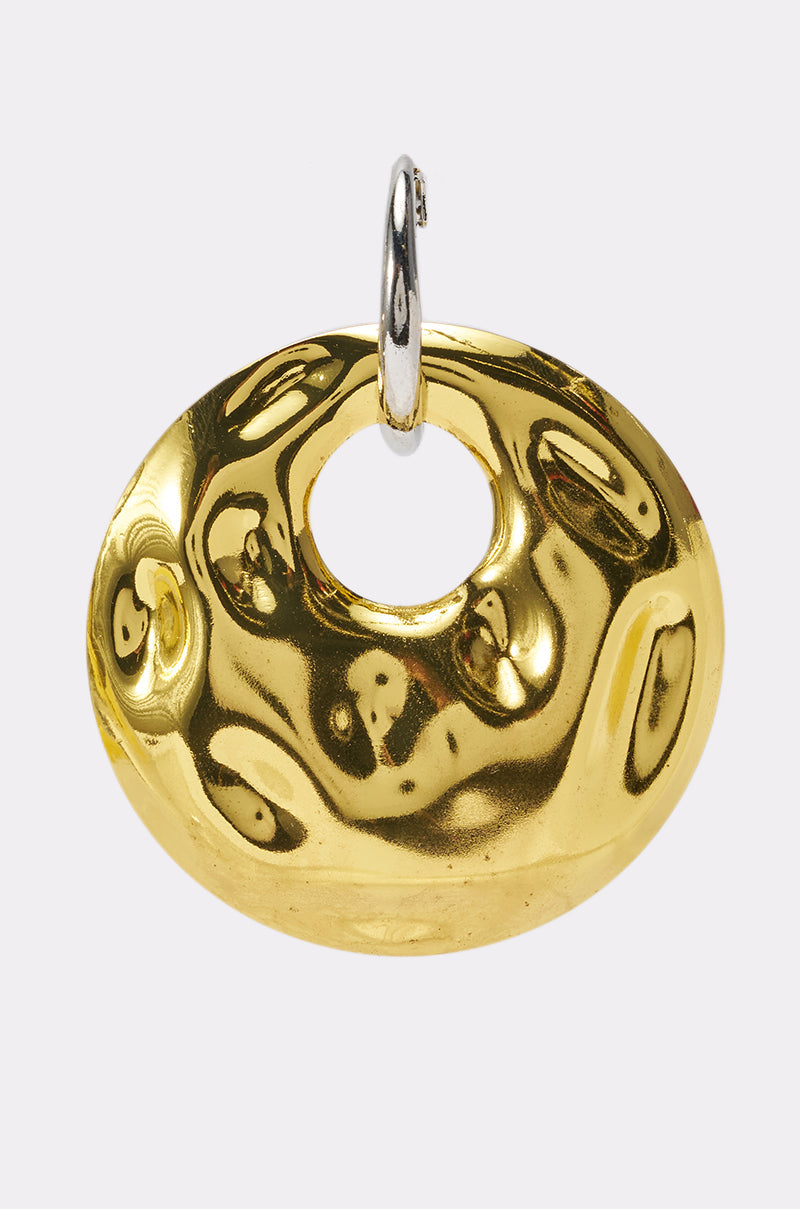 OVERSIZED 2-TONE STATEMENT EARRING