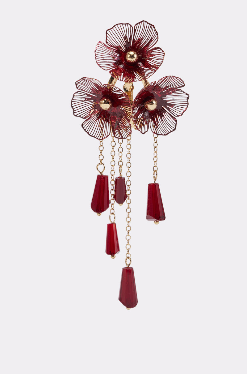 BURGUNDY DRIP CHANDELIERS