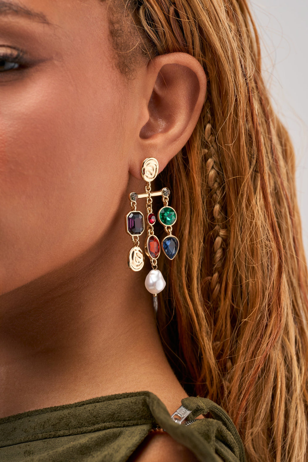 MAXIMALIST MUSE CHARM DROP EARRINGS