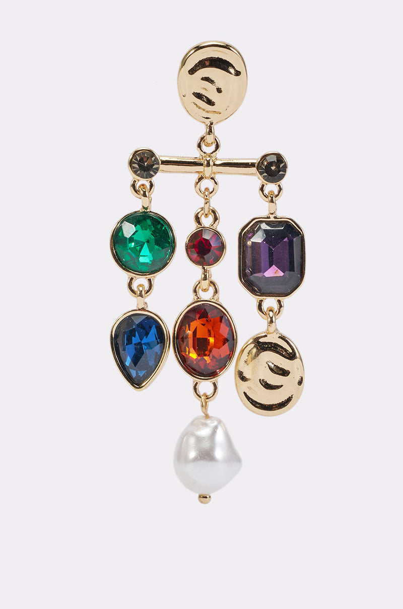MAXIMALIST MUSE CHARM DROP EARRINGS