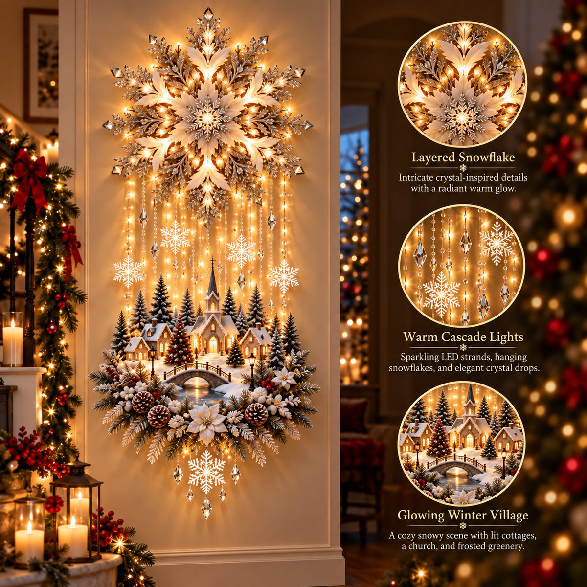 Sevair Deco Christmas Magic Glow Garden Light