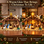 Sevair Deco Build The Christmas Story – Nativity Scene Building Block Set
