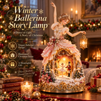 Sevair Deco Winter Ballerina Story Lamp