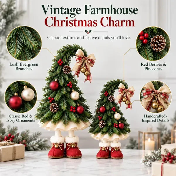 Sevair Deco Whimsical Christmas Elf Tree Topper with Red Boots – Bring Holiday Magic Home