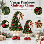 Sevair Deco Whimsical Christmas Elf Tree Topper with Red Boots – Bring Holiday Magic Home