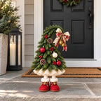 Sevair Deco Whimsical Christmas Elf Tree Topper with Red Boots – Bring Holiday Magic Home