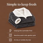 Sevair Deco Wearable Heated Blanket with Sleeves & Foot Pocket