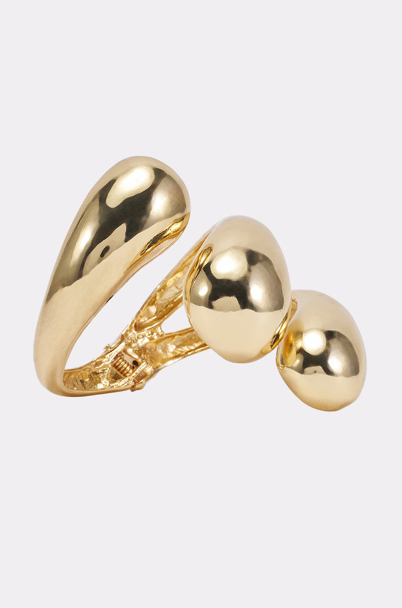 CECELIA METAL CUFF IN GOLD