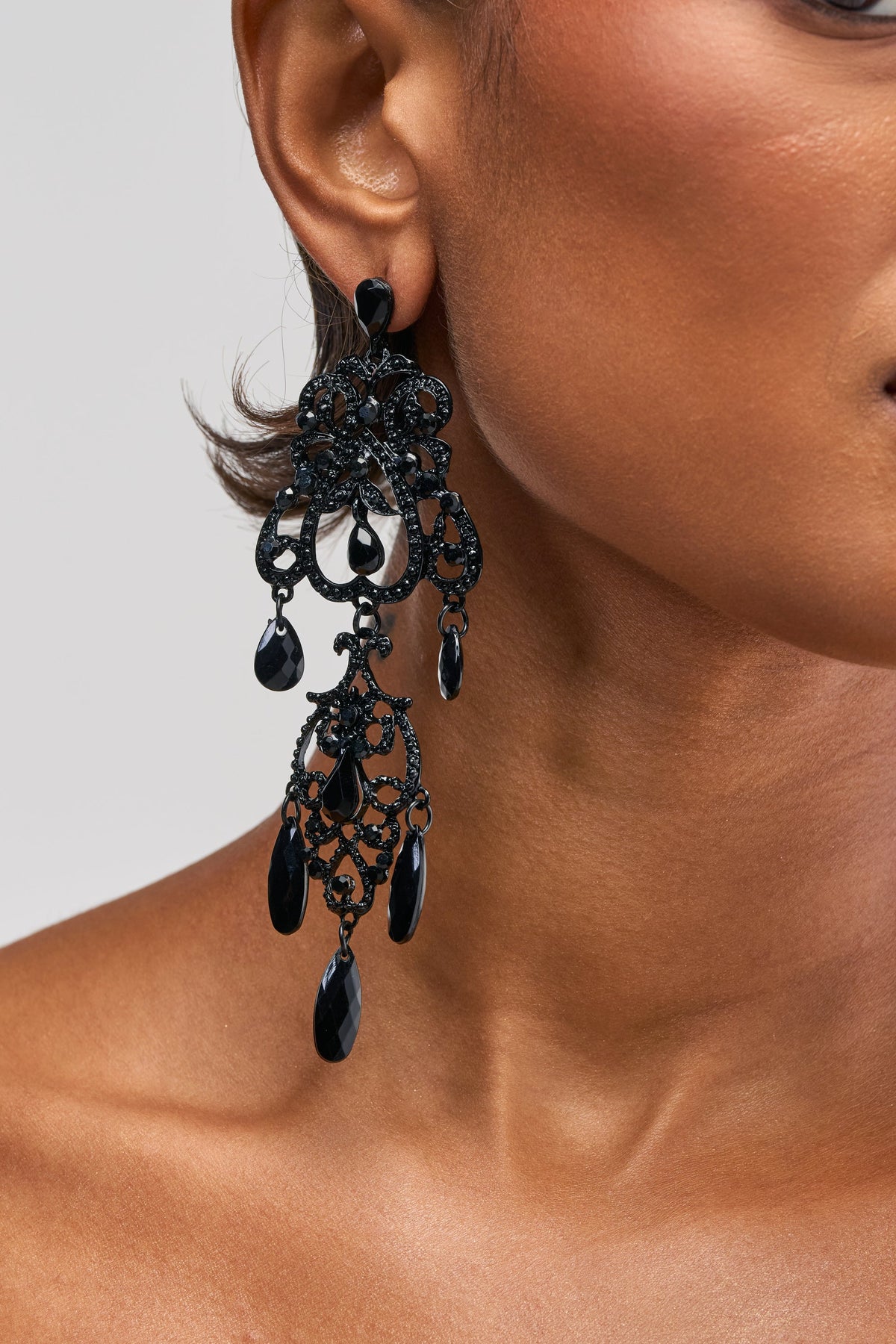 CROWN JEWEL DANGLE EARRINGS