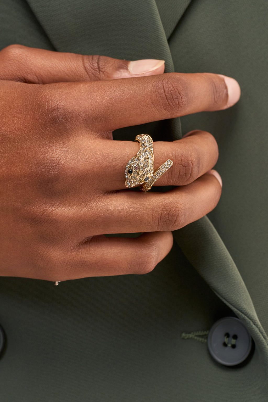 WRAPPED AROUND YOUR FINGER SNAKE RING
