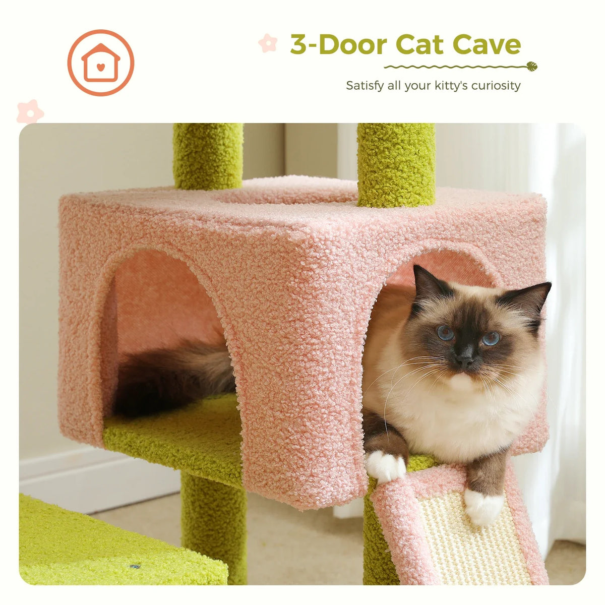 Sevair Deco Petalora Flower Cat Tree