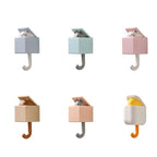 Peekaboo Cat Self-Adhesive Wall Hooks
